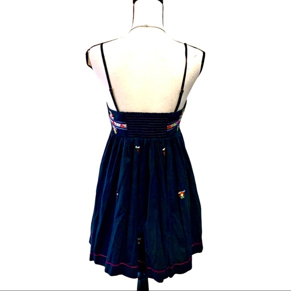 NWT- Beautiful Aztec Style Baby Doll Dress by Free People..  Size Small - Picture 3 of 16